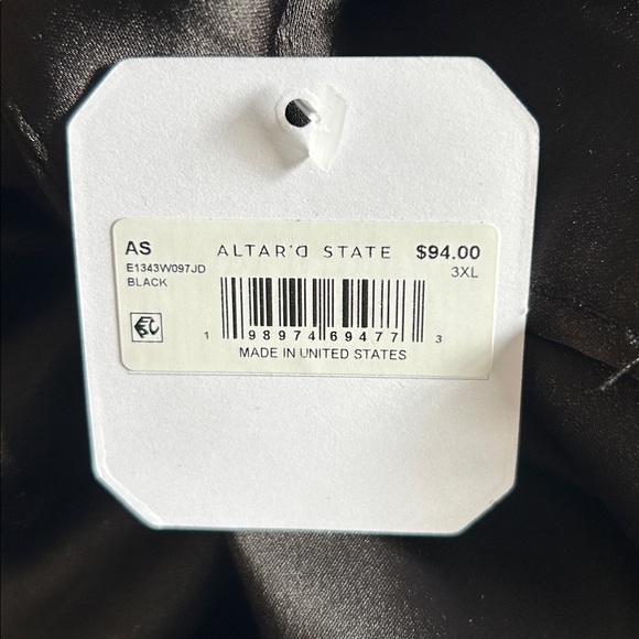 NWT Altar’d State Andie satin midi dress, size XXXL - Picture 10 of 13